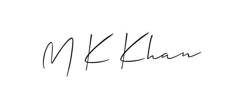 Make a short M K Khan signature style. Manage your documents anywhere anytime using Allison_Script. Create and add eSignatures, submit forms, share and send files easily. M K Khan signature style 2 images and pictures png