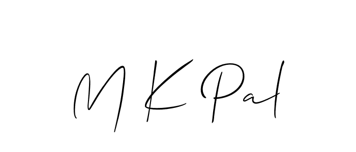 Best and Professional Signature Style for M K Pal. Allison_Script Best Signature Style Collection. M K Pal signature style 2 images and pictures png