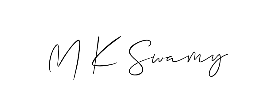 Best and Professional Signature Style for M K Swamy. Allison_Script Best Signature Style Collection. M K Swamy signature style 2 images and pictures png