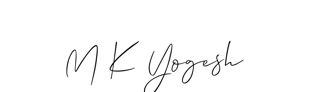 Check out images of Autograph of M K Yogesh name. Actor M K Yogesh Signature Style. Allison_Script is a professional sign style online. M K Yogesh signature style 2 images and pictures png