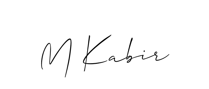 if you are searching for the best signature style for your name M Kabir. so please give up your signature search. here we have designed multiple signature styles  using Allison_Script. M Kabir signature style 2 images and pictures png