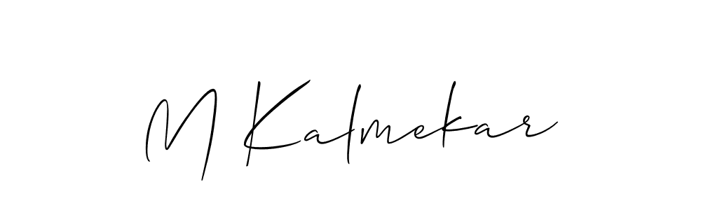 Here are the top 10 professional signature styles for the name M Kalmekar. These are the best autograph styles you can use for your name. M Kalmekar signature style 2 images and pictures png