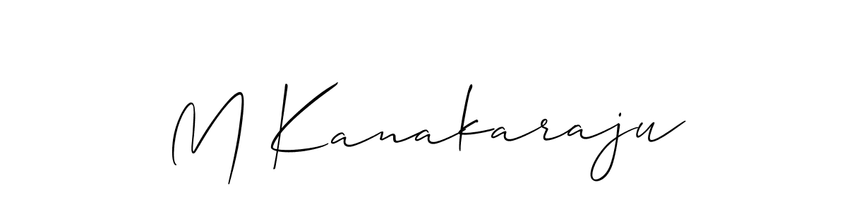 Make a beautiful signature design for name M Kanakaraju. Use this online signature maker to create a handwritten signature for free. M Kanakaraju signature style 2 images and pictures png