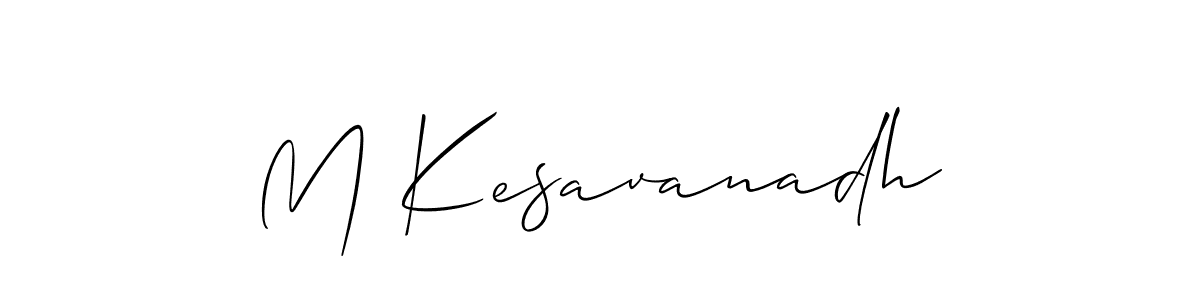 Also You can easily find your signature by using the search form. We will create M Kesavanadh name handwritten signature images for you free of cost using Allison_Script sign style. M Kesavanadh signature style 2 images and pictures png