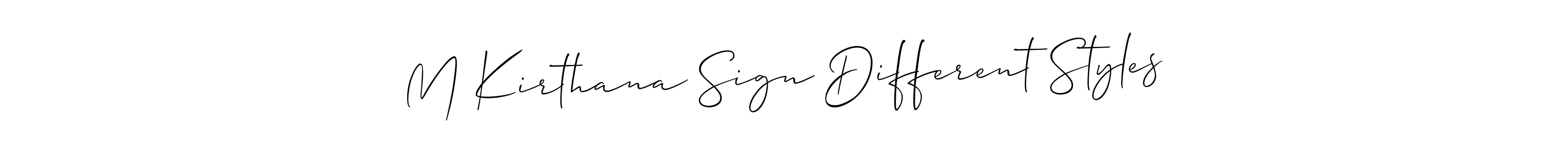 How to make M Kirthana Sign Different Styles signature? Allison_Script is a professional autograph style. Create handwritten signature for M Kirthana Sign Different Styles name. M Kirthana Sign Different Styles signature style 2 images and pictures png