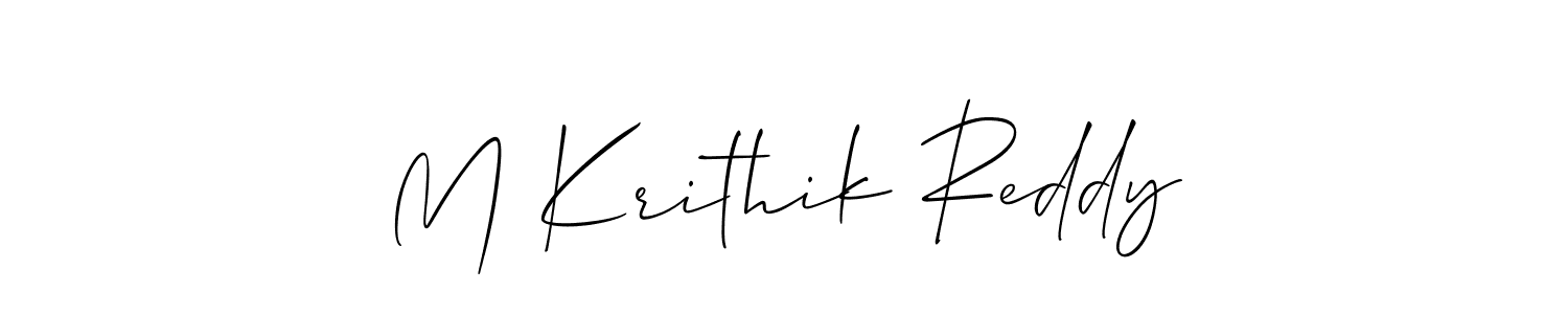 Check out images of Autograph of M Krithik Reddy name. Actor M Krithik Reddy Signature Style. Allison_Script is a professional sign style online. M Krithik Reddy signature style 2 images and pictures png