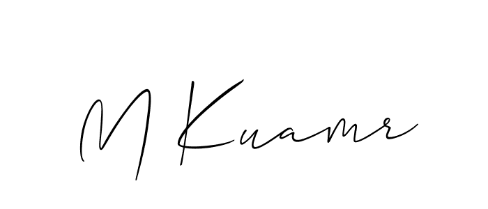 How to Draw M Kuamr signature style? Allison_Script is a latest design signature styles for name M Kuamr. M Kuamr signature style 2 images and pictures png