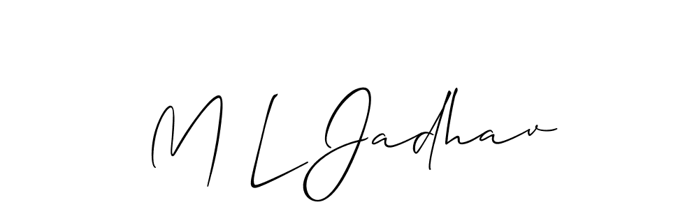 See photos of M L Jadhav official signature by Spectra . Check more albums & portfolios. Read reviews & check more about Allison_Script font. M L Jadhav signature style 2 images and pictures png