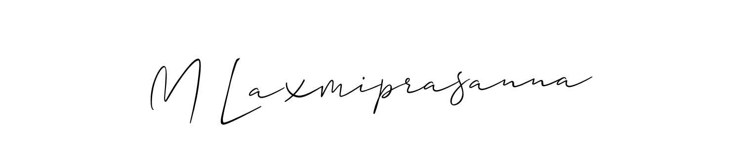 Check out images of Autograph of M Laxmiprasanna name. Actor M Laxmiprasanna Signature Style. Allison_Script is a professional sign style online. M Laxmiprasanna signature style 2 images and pictures png