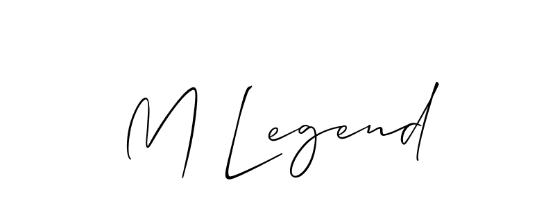 Once you've used our free online signature maker to create your best signature Allison_Script style, it's time to enjoy all of the benefits that M Legend name signing documents. M Legend signature style 2 images and pictures png