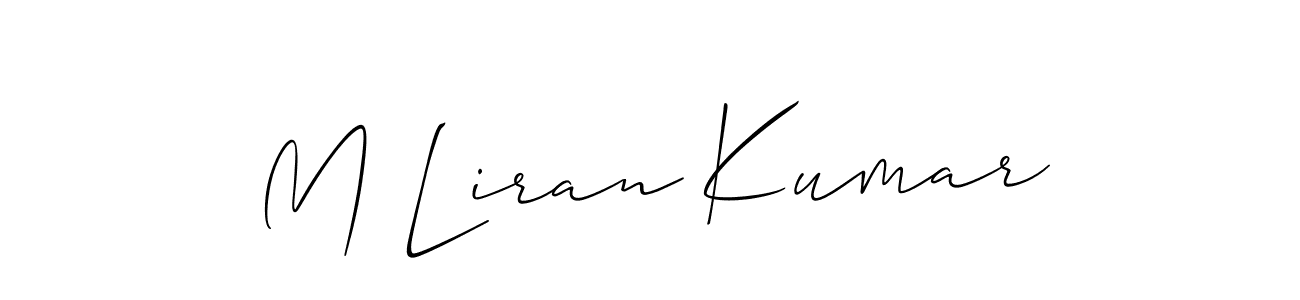 Here are the top 10 professional signature styles for the name M Liran Kumar. These are the best autograph styles you can use for your name. M Liran Kumar signature style 2 images and pictures png