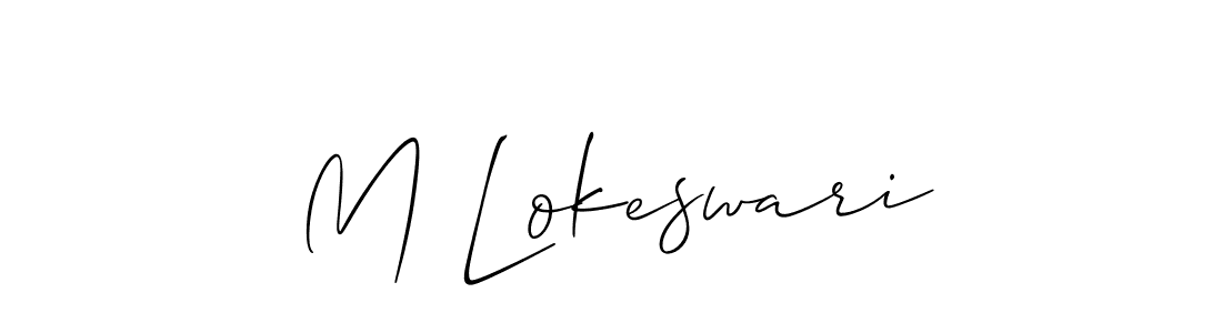 Similarly Allison_Script is the best handwritten signature design. Signature creator online .You can use it as an online autograph creator for name M Lokeswari. M Lokeswari signature style 2 images and pictures png