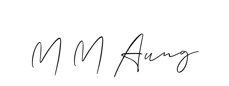 Check out images of Autograph of M M Aung name. Actor M M Aung Signature Style. Allison_Script is a professional sign style online. M M Aung signature style 2 images and pictures png