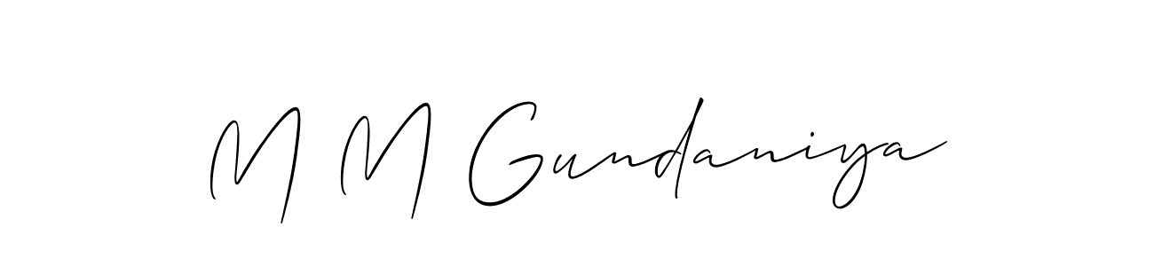 Here are the top 10 professional signature styles for the name M M Gundaniya. These are the best autograph styles you can use for your name. M M Gundaniya signature style 2 images and pictures png