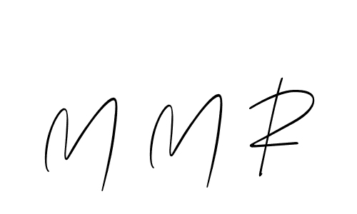 M M R stylish signature style. Best Handwritten Sign (Allison_Script) for my name. Handwritten Signature Collection Ideas for my name M M R. M M R signature style 2 images and pictures png