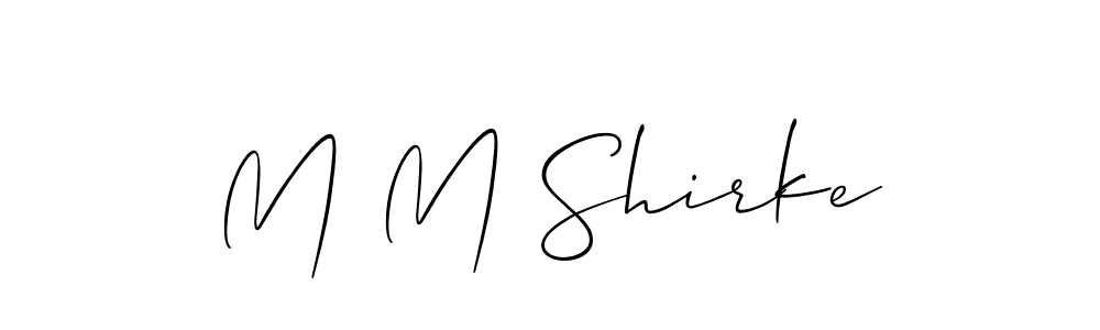 Once you've used our free online signature maker to create your best signature Allison_Script style, it's time to enjoy all of the benefits that M M Shirke name signing documents. M M Shirke signature style 2 images and pictures png