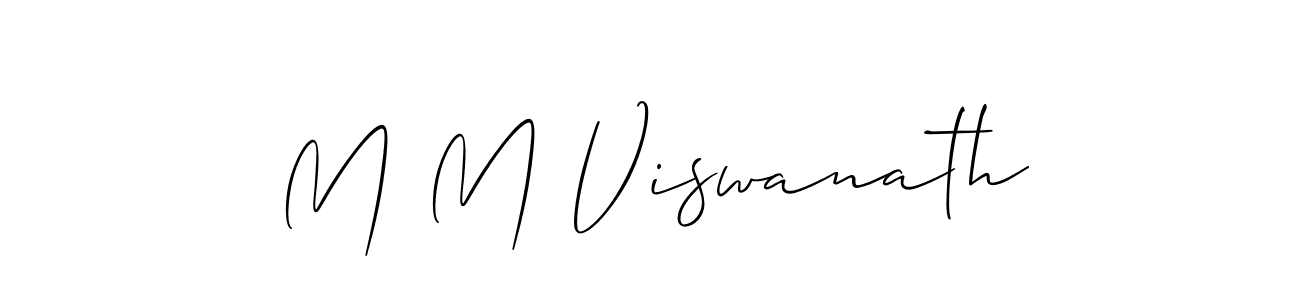 Best and Professional Signature Style for M M Viswanath. Allison_Script Best Signature Style Collection. M M Viswanath signature style 2 images and pictures png