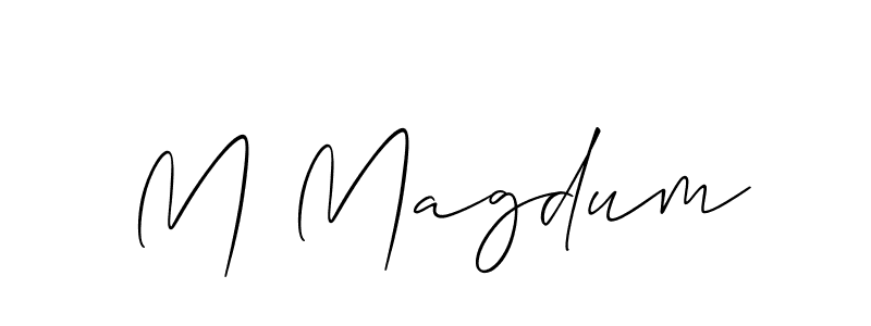 This is the best signature style for the M Magdum name. Also you like these signature font (Allison_Script). Mix name signature. M Magdum signature style 2 images and pictures png
