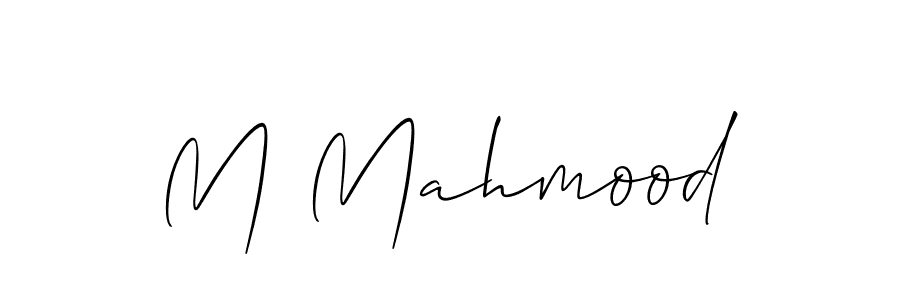 M Mahmood stylish signature style. Best Handwritten Sign (Allison_Script) for my name. Handwritten Signature Collection Ideas for my name M Mahmood. M Mahmood signature style 2 images and pictures png