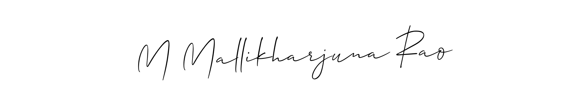 M Mallikharjuna Rao stylish signature style. Best Handwritten Sign (Allison_Script) for my name. Handwritten Signature Collection Ideas for my name M Mallikharjuna Rao. M Mallikharjuna Rao signature style 2 images and pictures png