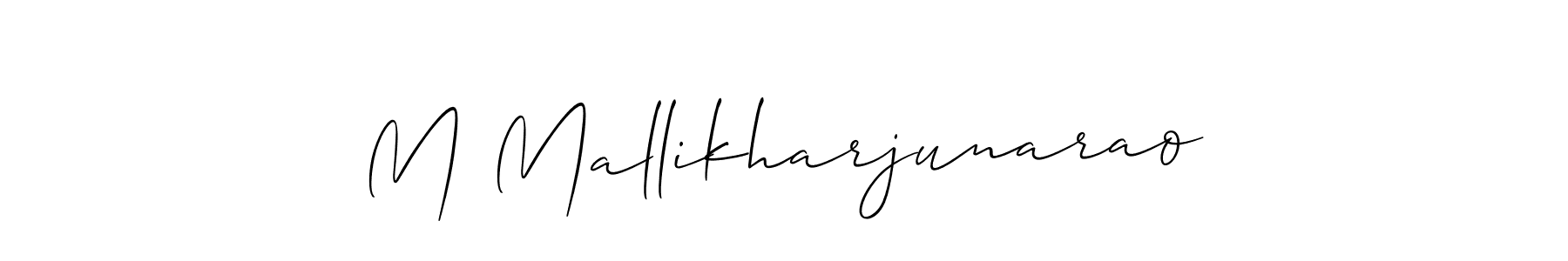 Similarly Allison_Script is the best handwritten signature design. Signature creator online .You can use it as an online autograph creator for name M Mallikharjunarao. M Mallikharjunarao signature style 2 images and pictures png