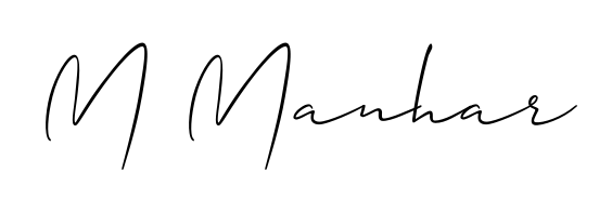 Create your official email sign-off with M Manhar name in Allison_Script style. Crisp, clean, and perfectly legible across all screens. M Manhar signature style 2 images and pictures png