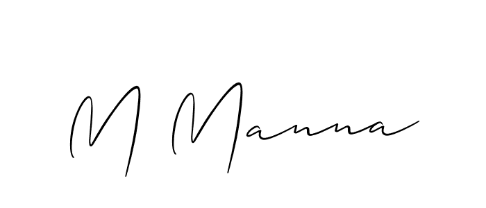 Similarly Allison_Script is the best handwritten signature design. Signature creator online .You can use it as an online autograph creator for name M Manna. M Manna signature style 2 images and pictures png