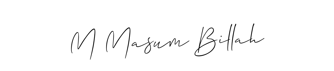 You can use this online signature creator to create a handwritten signature for the name M Masum Billah. This is the best online autograph maker. M Masum Billah signature style 2 images and pictures png