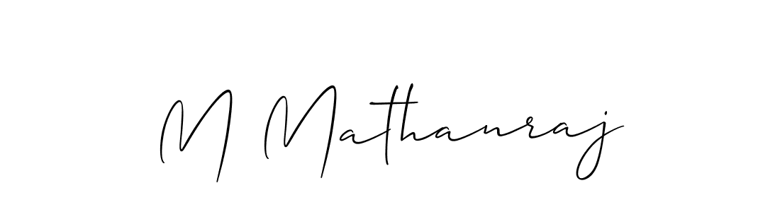This is the best signature style for the M Mathanraj name. Also you like these signature font (Allison_Script). Mix name signature. M Mathanraj signature style 2 images and pictures png