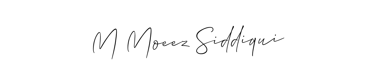 Make a beautiful signature design for name M Moeez Siddiqui. Use this online signature maker to create a handwritten signature for free. M Moeez Siddiqui signature style 2 images and pictures png