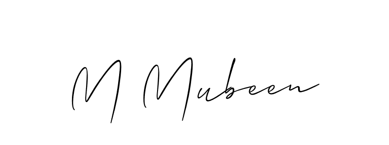 You can use this online signature creator to create a handwritten signature for the name M Mubeen. This is the best online autograph maker. M Mubeen signature style 2 images and pictures png