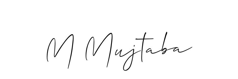 Once you've used our free online signature maker to create your best signature Allison_Script style, it's time to enjoy all of the benefits that M Mujtaba name signing documents. M Mujtaba signature style 2 images and pictures png