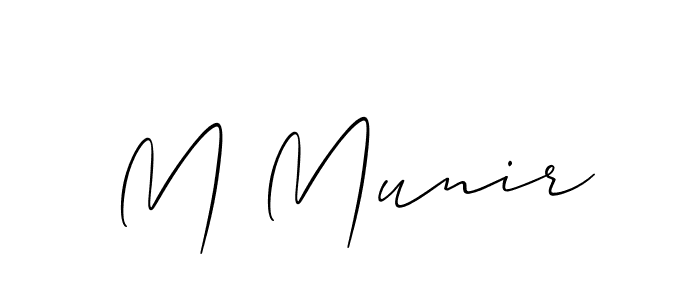 Once you've used our free online signature maker to create your best signature Allison_Script style, it's time to enjoy all of the benefits that M Munir name signing documents. M Munir signature style 2 images and pictures png