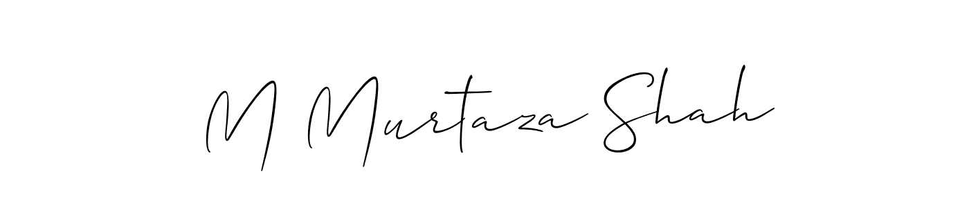 Make a beautiful signature design for name M Murtaza Shah. Use this online signature maker to create a handwritten signature for free. M Murtaza Shah signature style 2 images and pictures png