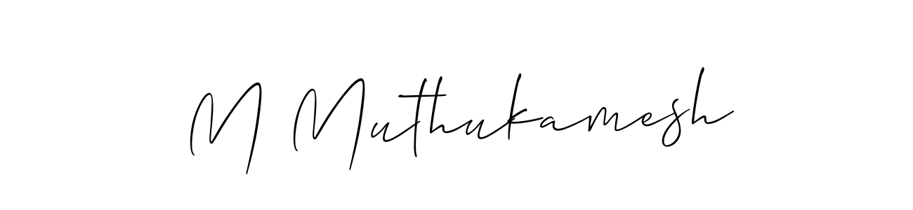 How to Draw M Muthukamesh signature style? Allison_Script is a latest design signature styles for name M Muthukamesh. M Muthukamesh signature style 2 images and pictures png