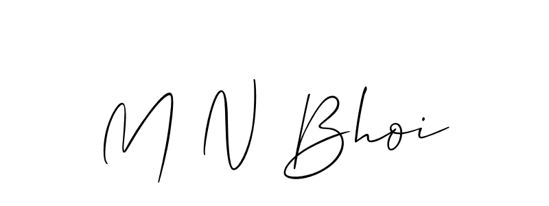 It looks lik you need a new signature style for name M N Bhoi. Design unique handwritten (Allison_Script) signature with our free signature maker in just a few clicks. M N Bhoi signature style 2 images and pictures png