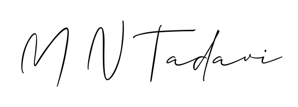Looking for an artistic signature for M N Tadavi? The Allison_Script calligraphy style gives a sophisticated flow suitable for business cards and emails. M N Tadavi signature style 2 images and pictures png