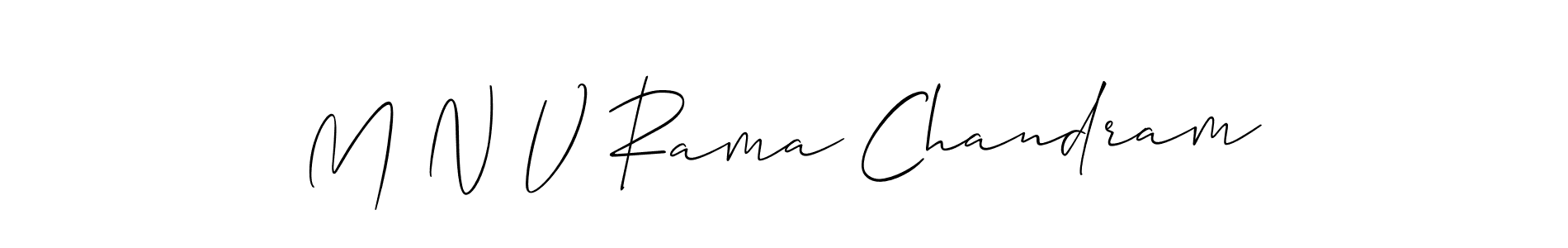 Here are the top 10 professional signature styles for the name M N V Rama Chandram. These are the best autograph styles you can use for your name. M N V Rama Chandram signature style 2 images and pictures png