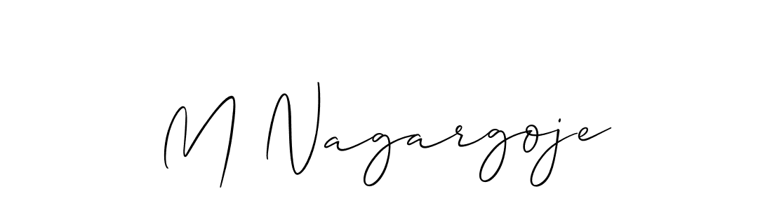 Here are the top 10 professional signature styles for the name M Nagargoje. These are the best autograph styles you can use for your name. M Nagargoje signature style 2 images and pictures png