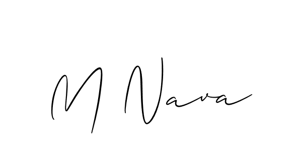 This is the best signature style for the M Nava name. Also you like these signature font (Allison_Script). Mix name signature. M Nava signature style 2 images and pictures png