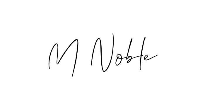 if you are searching for the best signature style for your name M Noble. so please give up your signature search. here we have designed multiple signature styles  using Allison_Script. M Noble signature style 2 images and pictures png