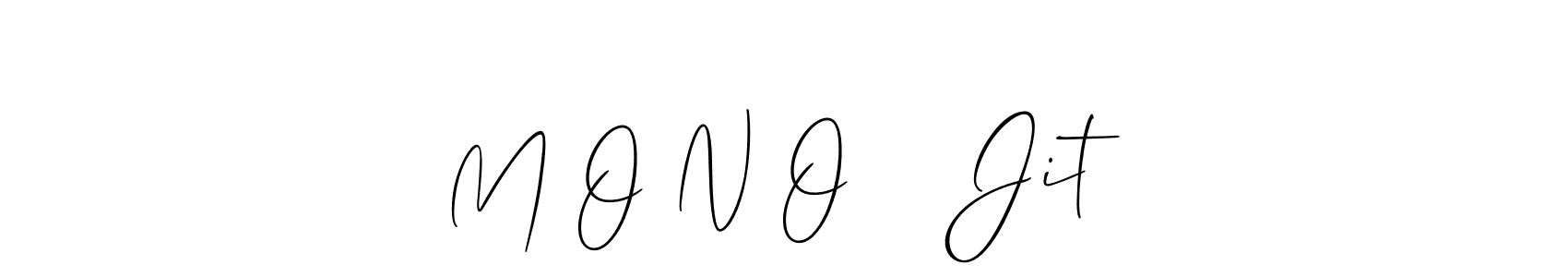 Also we have M O N O    Jit✨ name is the best signature style. Create professional handwritten signature collection using Allison_Script autograph style. M O N O    Jit✨ signature style 2 images and pictures png