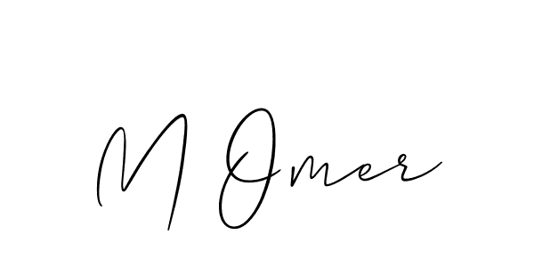 It looks lik you need a new signature style for name M Omer. Design unique handwritten (Allison_Script) signature with our free signature maker in just a few clicks. M Omer signature style 2 images and pictures png