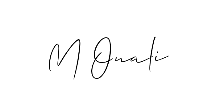 Make a short M Onali signature style. Manage your documents anywhere anytime using Allison_Script. Create and add eSignatures, submit forms, share and send files easily. M Onali signature style 2 images and pictures png