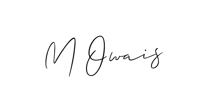 You should practise on your own different ways (Allison_Script) to write your name (M Owais) in signature. don't let someone else do it for you. M Owais signature style 2 images and pictures png