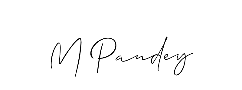 Similarly Allison_Script is the best handwritten signature design. Signature creator online .You can use it as an online autograph creator for name M Pandey. M Pandey signature style 2 images and pictures png
