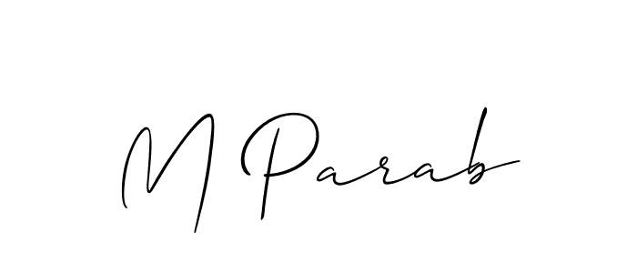 This is the best signature style for the M Parab name. Also you like these signature font (Allison_Script). Mix name signature. M Parab signature style 2 images and pictures png