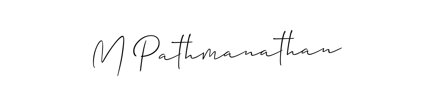 You can use this online signature creator to create a handwritten signature for the name M Pathmanathan. This is the best online autograph maker. M Pathmanathan signature style 2 images and pictures png