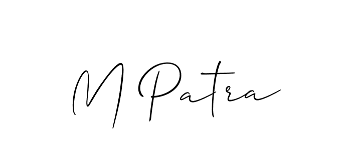 Similarly Allison_Script is the best handwritten signature design. Signature creator online .You can use it as an online autograph creator for name M Patra. M Patra signature style 2 images and pictures png