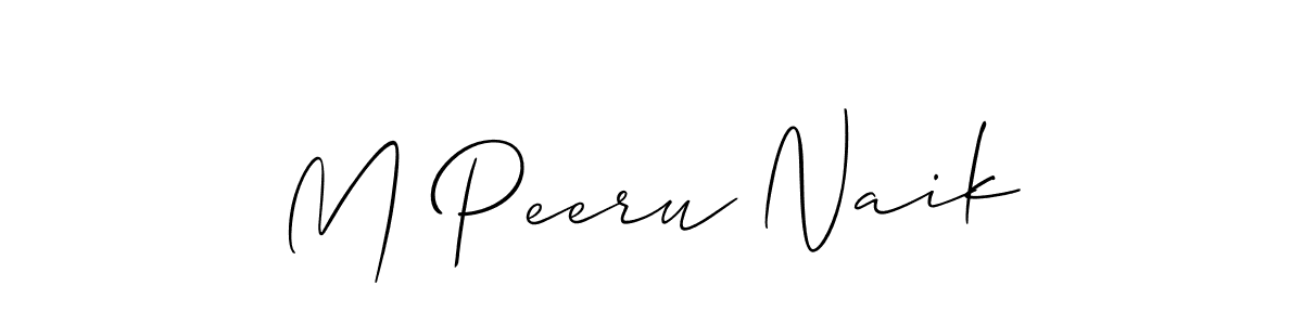Also we have M Peeru Naik name is the best signature style. Create professional handwritten signature collection using Allison_Script autograph style. M Peeru Naik signature style 2 images and pictures png